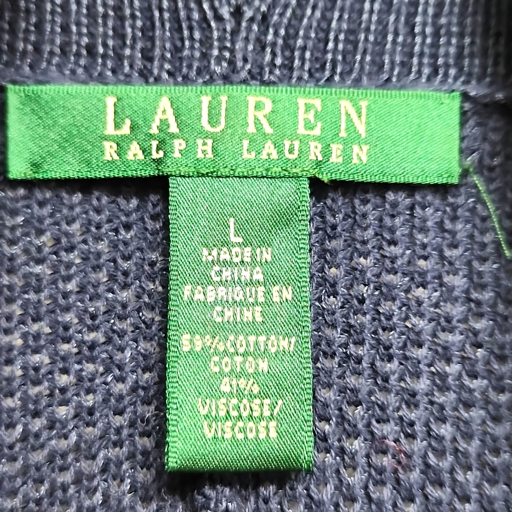 LAUREN Ralph Lauren Open Front Cardigan - Picture 9 of 10